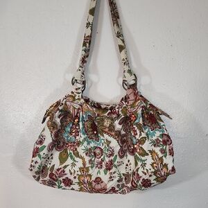 World Market Floral Patterned Embellished Women's Bag